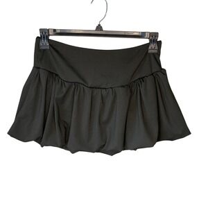 In Good State Black Bubble Skort Mini Skirt with Built-in‎ Briefs Size Large